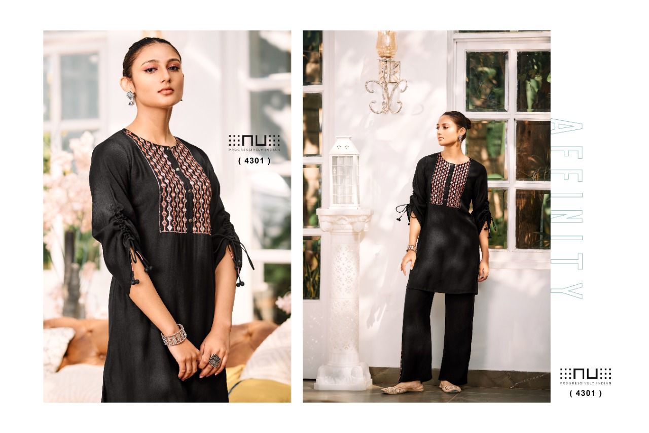 Nu Vol 43 Designer Kurti With Bottom Catalog
